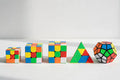 Speed Cube Collection Gift Set - 5-Pack Puzzle Cubes (2x2, 3x3, 4x4, Pyraminx, Megaminx)