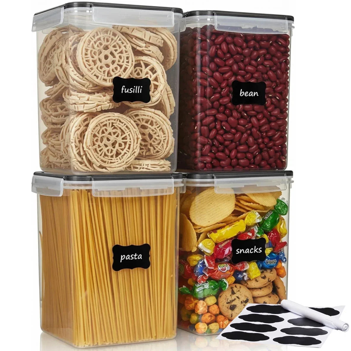 Large Food Storage Containers 5.2L BPA-Free (Airtight)