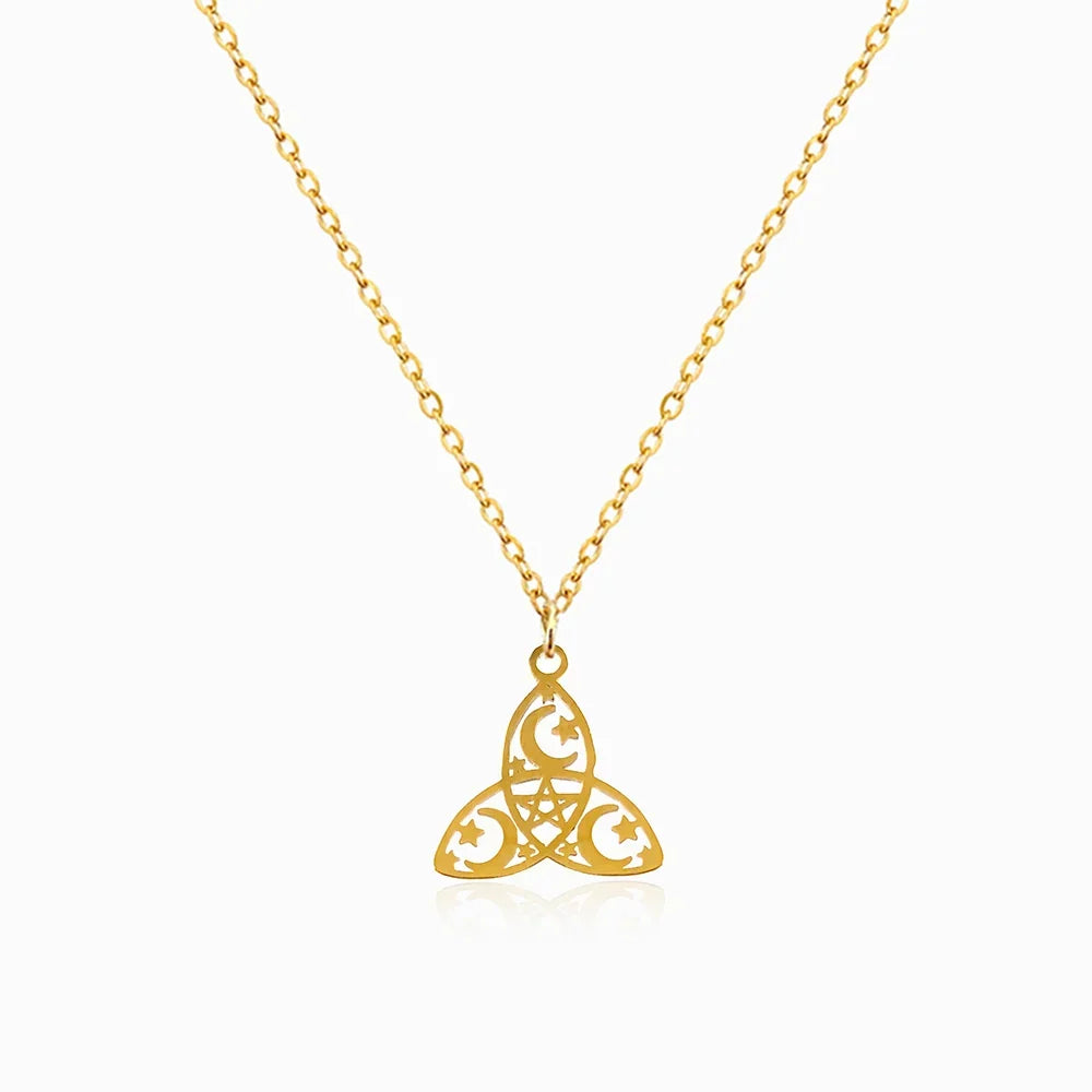 Triquetra Projection Necklace